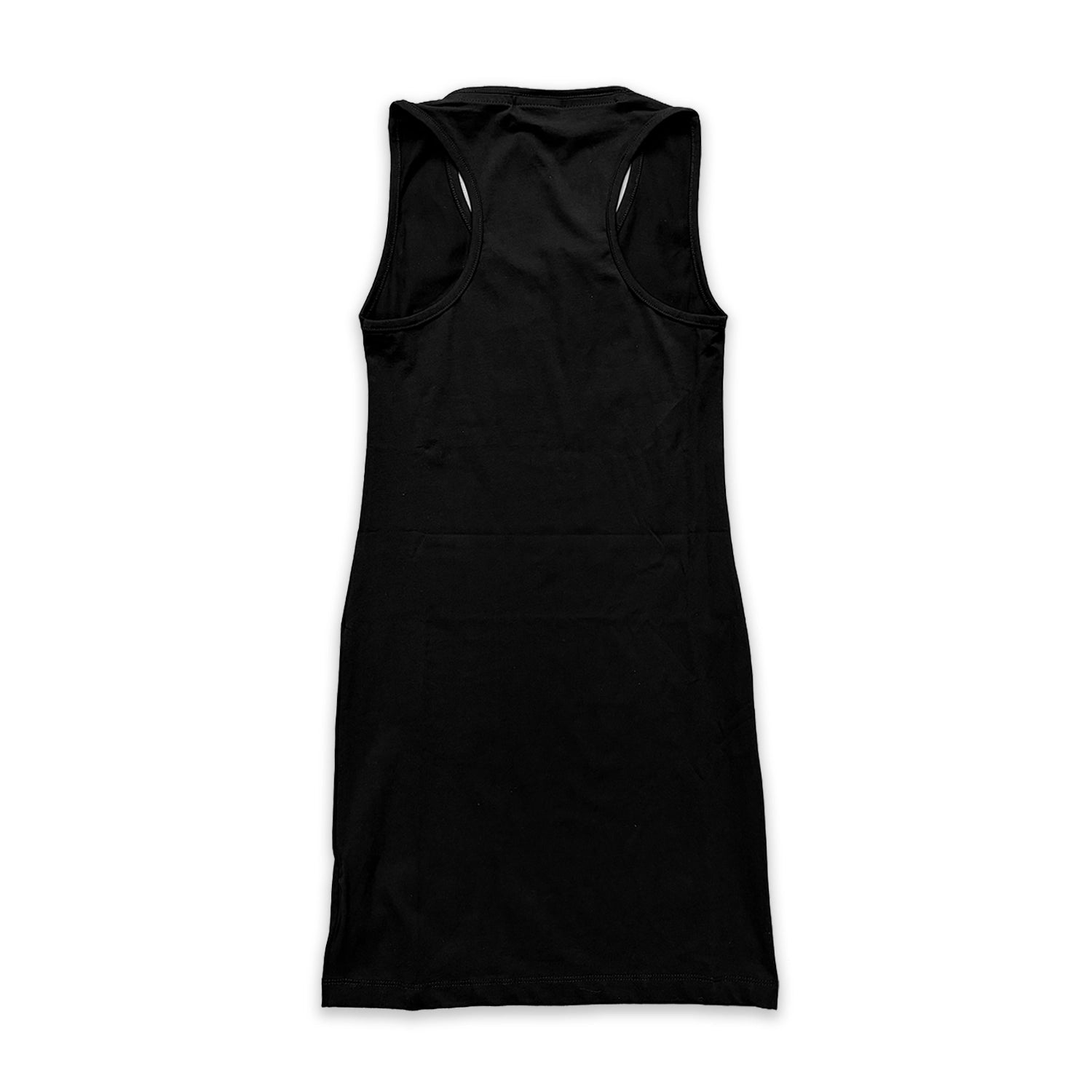 ABITO CANOTTA NERA STAMPA BIANCA IDA002W