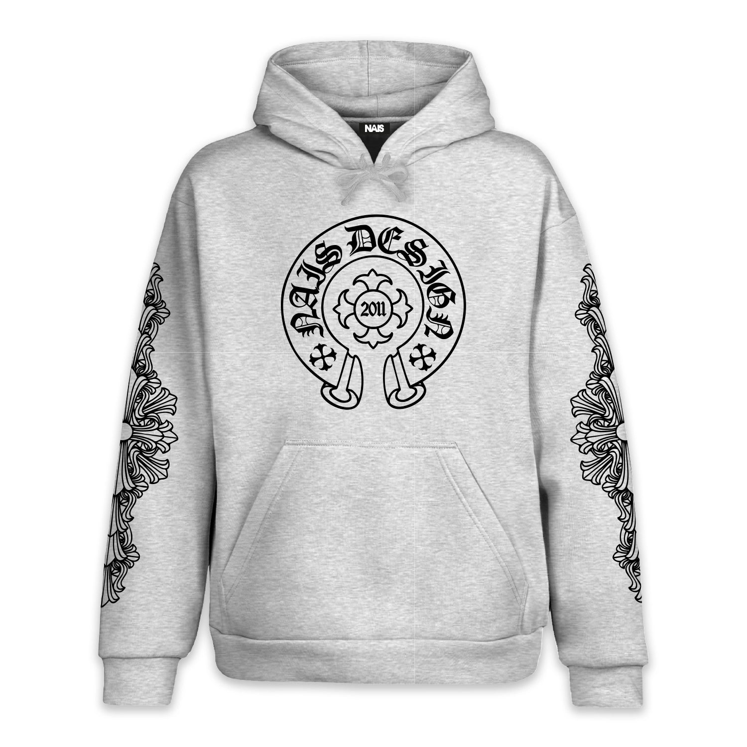 ORNAMENT CROSS HOODIE