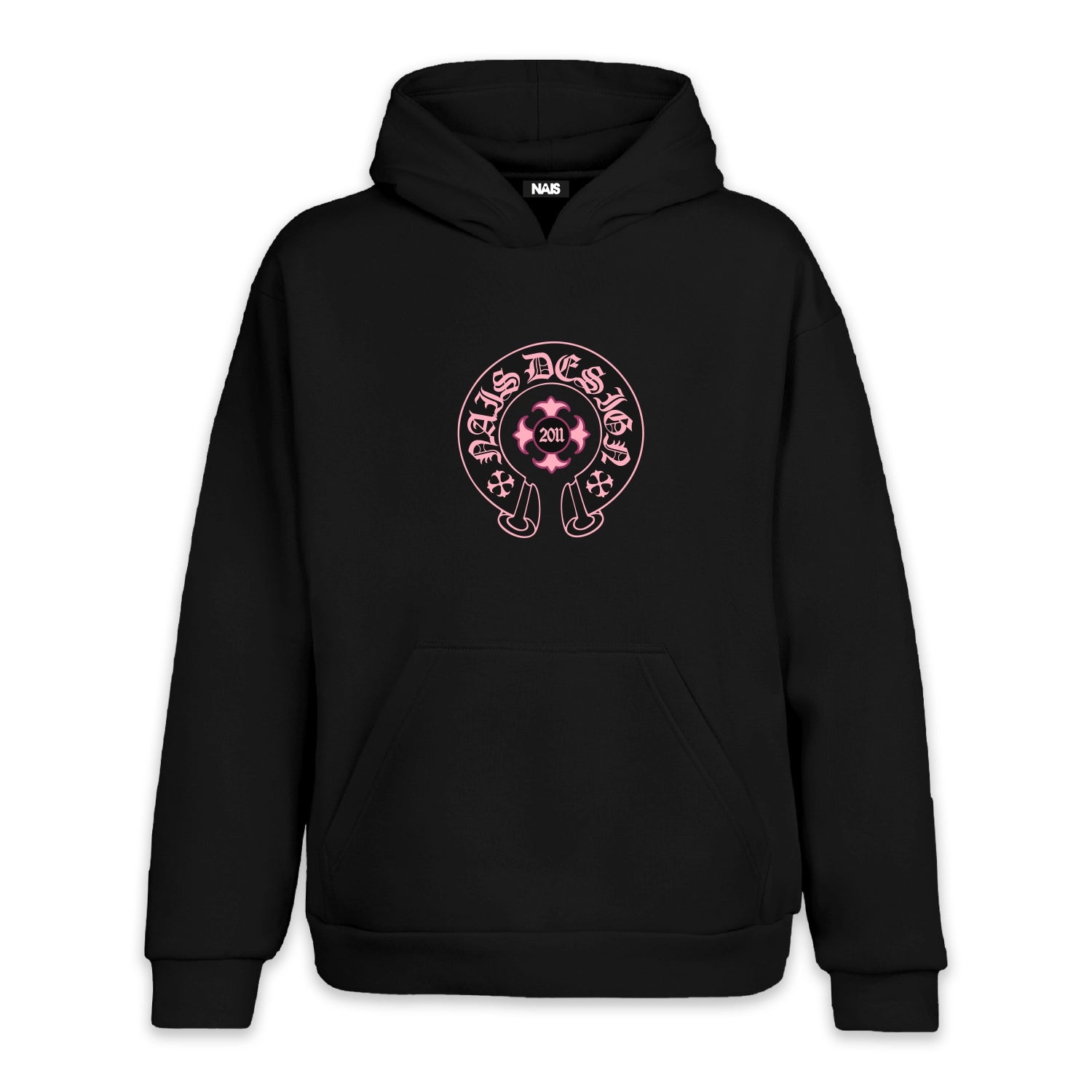 PINK CROSS SET HOODIE