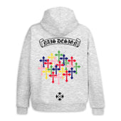 CROSS COLOR HOODIE