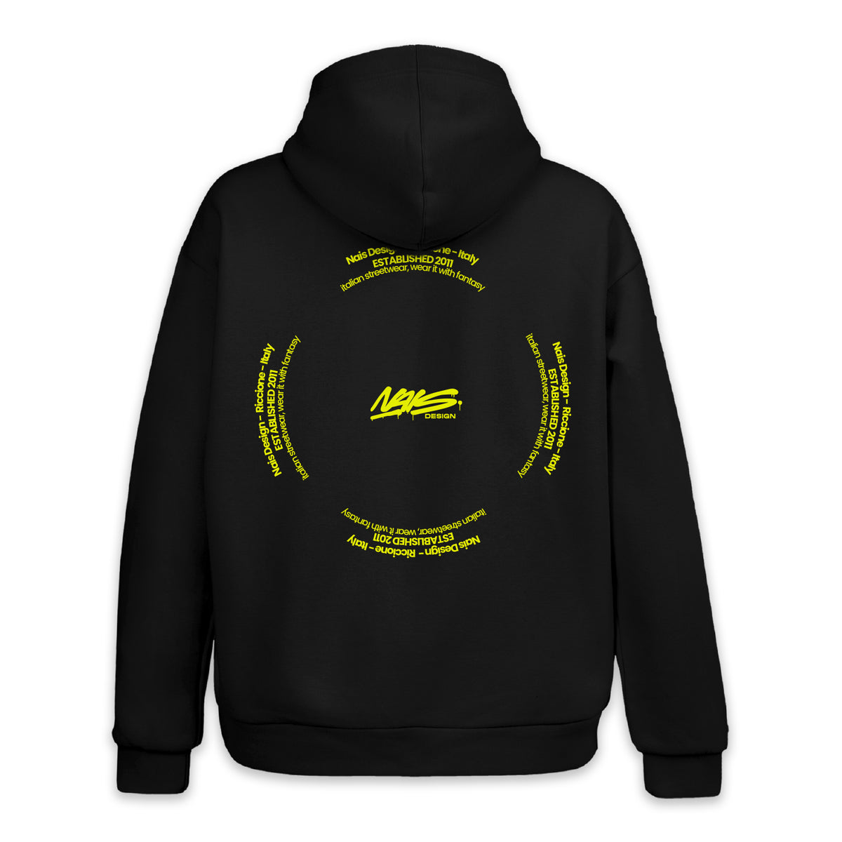 CIRCLE WORDS HOODIE