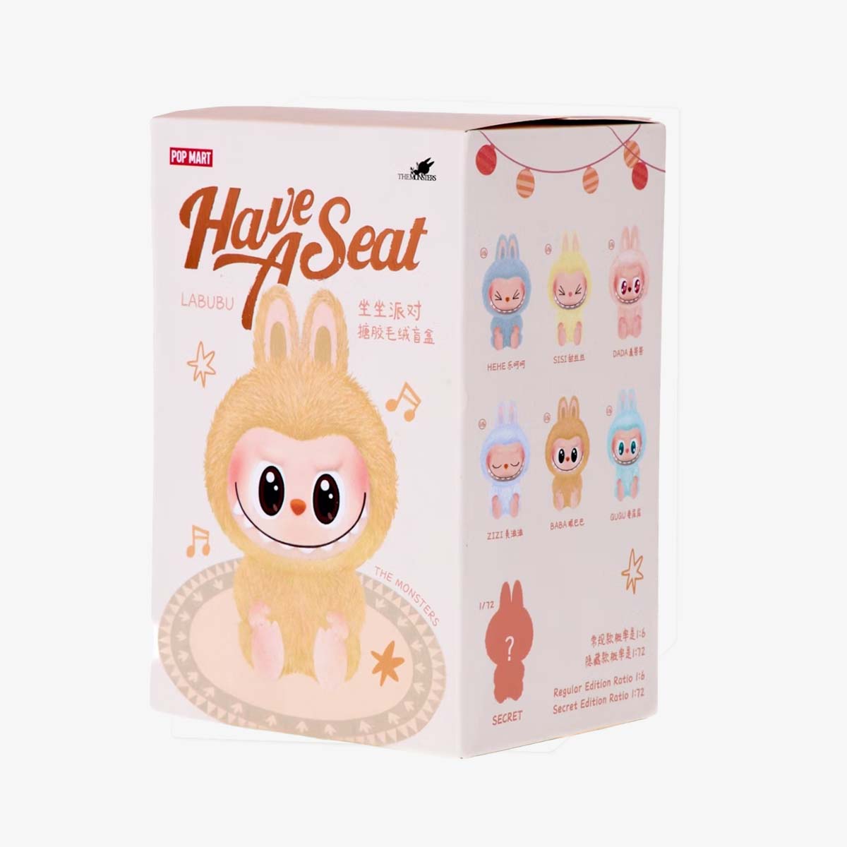 THE MONSTERS – Have a Seat Vinyl Plush Blind Box